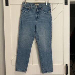 Madewell The Perfect Vintage Jean, size 29, lighter wash, like new